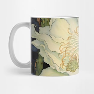 Cereus Night Blooming Cactus Flowers Mug